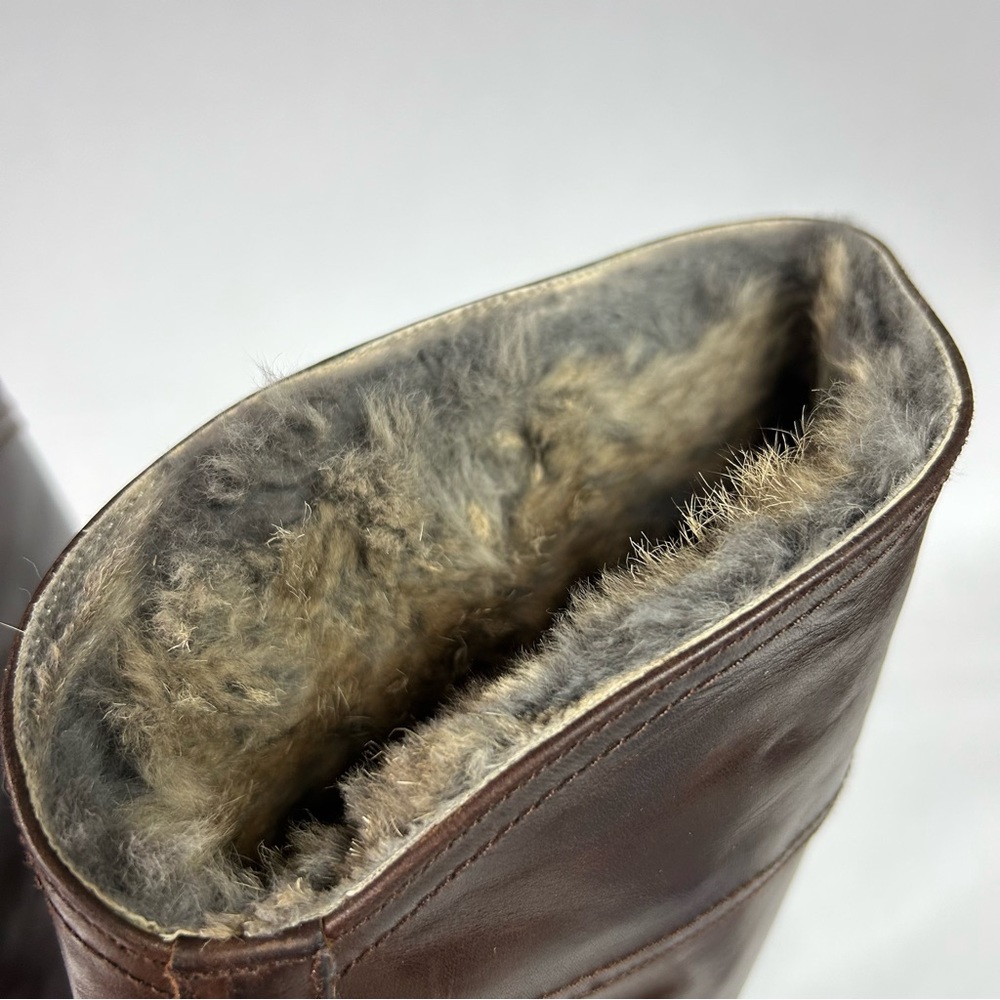 Frye Dorado Rabbit Fur Lug Riding Boost 7 - Picture 7 of 12